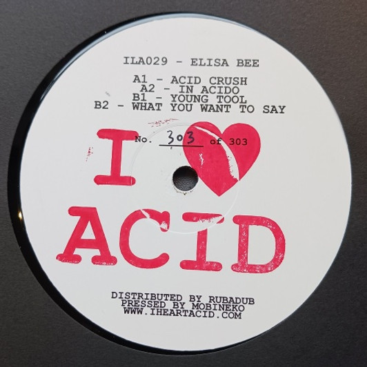 Elisa Bee - I Love Acid 029 - 12" Vinyl