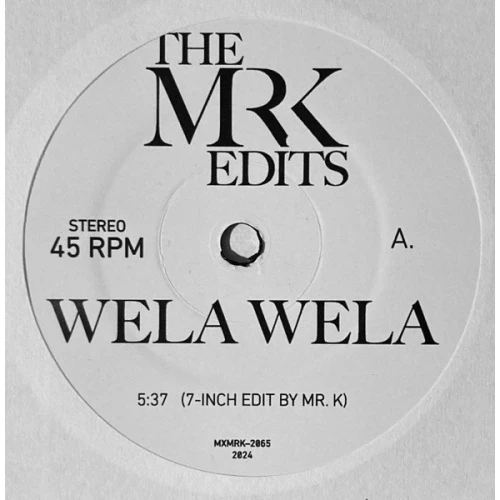 Black Blood / Lantei Lamptey - Wela Wela / Komi Ke Kenam (Mr. K Edits) - 7" Vinyl
