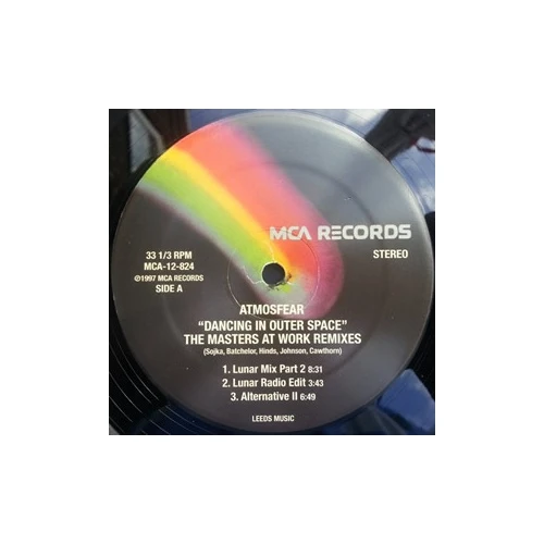 Atmosfear - Dancing In Outer Space (The Masters At Work Remixes) - 12" Vinyl