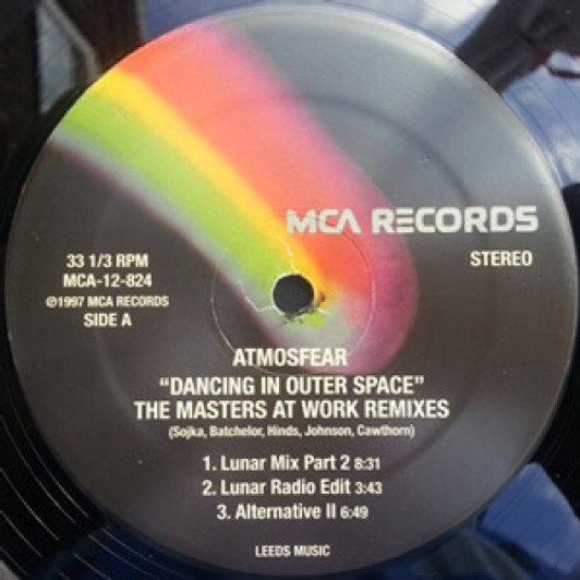 Atmosfear - Dancing In Outer Space (The Masters At Work Remixes) - 12" Vinyl Atmosfear - Dancing In Outer Space (The Masters At Work Remixes) - 12" Vinyl