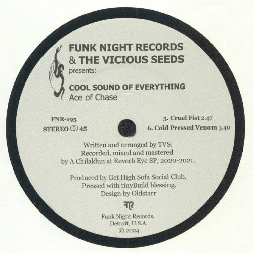 The Vicious Seeds - Cruel Fist / Cold Pressed Venom - 7" Vinyl