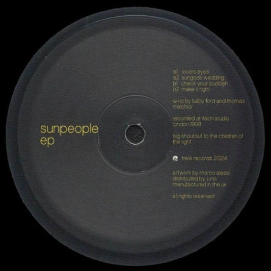 Sunpeople - s/t Ep - 12" Vinyl