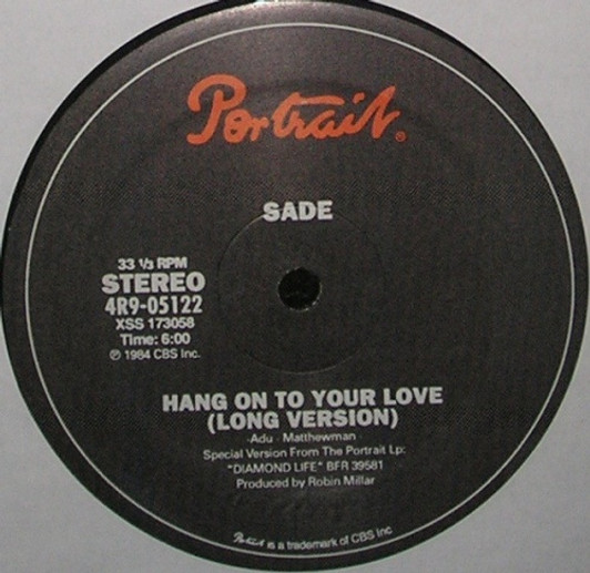 Sade - Hang On To Your Love - 12" Vinyl