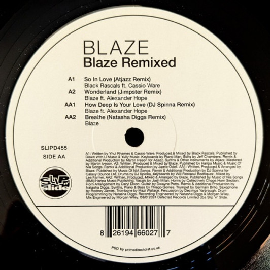 Blaze - Blaze Remixed - 12" Vinyl