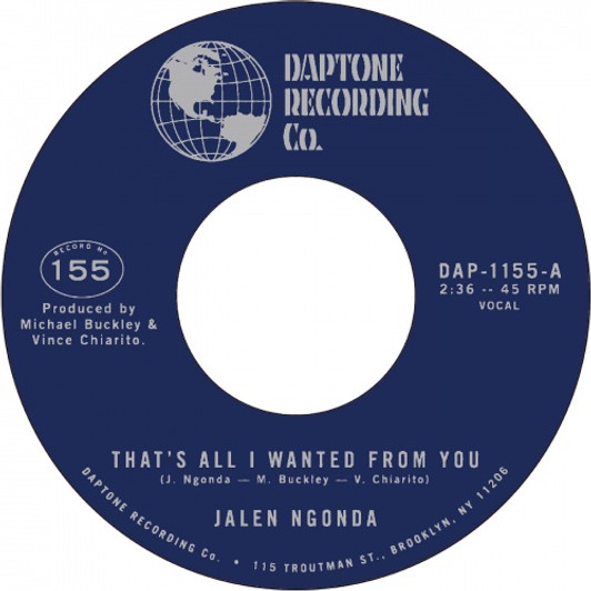 Jalen Ngonda - That's All I Wanted From You - 7" Vinyl