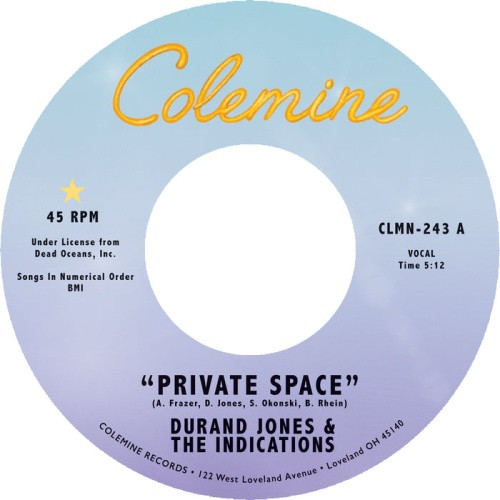 Durand Jones & The Indications - Private Space / Sea Of Love - 7" Vinyl