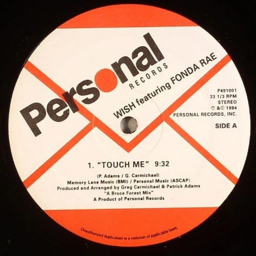 Wish - Touch Me - 12" Vinyl