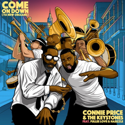 Connie Price & The Keystones - Come On Down (To New Orleans) - 7" Colored Vinyl