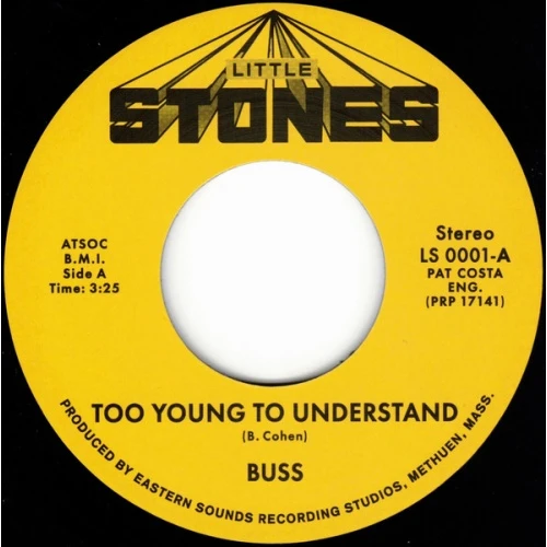 Buss - Too Young To Understand - 7" Vinyl