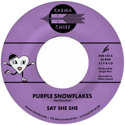 Say She She - Purple Snowflakes - 7" Vinyl