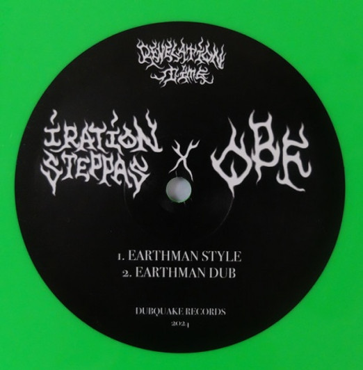 Iration Steppas x O.B.F. - Earthman Style / Revelation Time - 12" Colored Vinyl