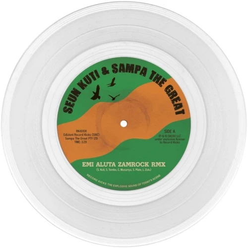 Seun Kuti & Sampa The Great - Emi Aluta - 7" Clear Vinyl