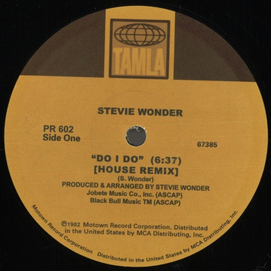 Stevie Wonder - Do I Do / Superstitious (House Remixes) - 12" Vinyl