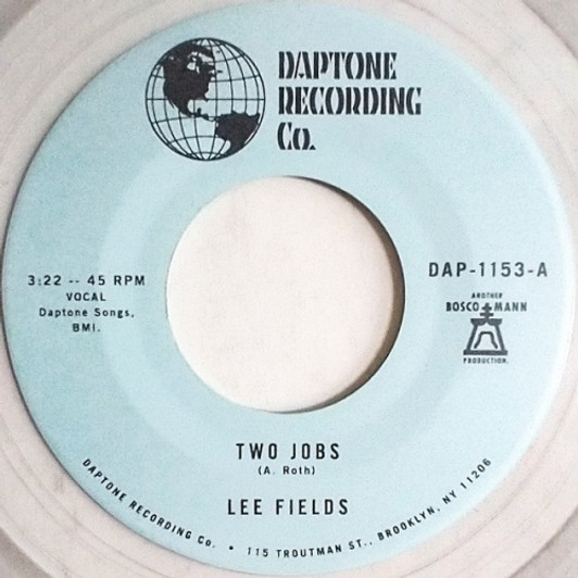 Lee Fields - Two Jobs / Save Your Tears - 7" Clear Vinyl