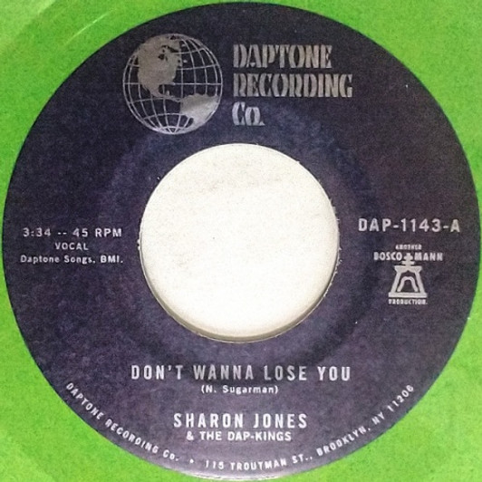 Sharon Jones & The Dap-Kings - Don't Wanna Lose You - 7" Colored Vinyl