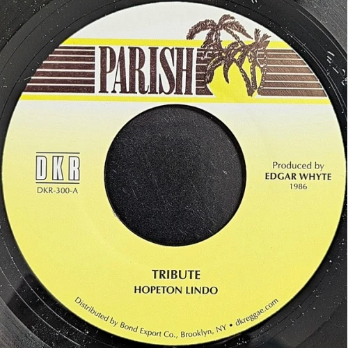 Hopeton Lindo - Tribute - 7" Vinyl