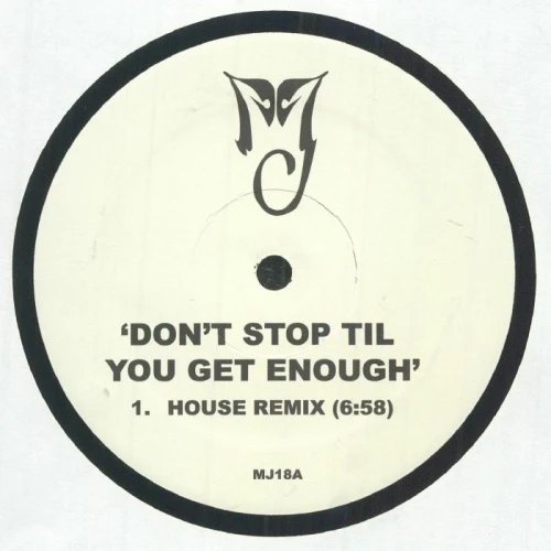 Michael Jackson - Don't Stop Til You Get Enough / Wanna Be Startin' Something (House Remixes) - 12" Vinyl