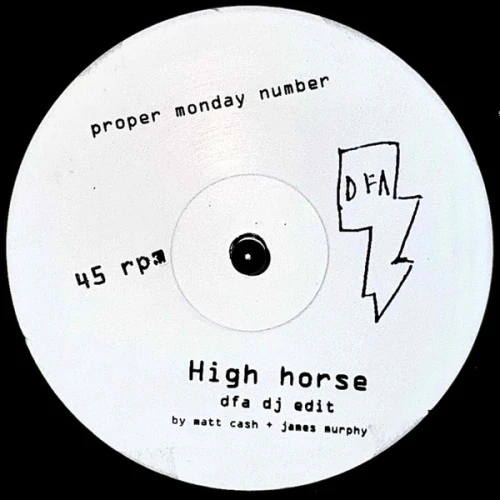Proper Monday Number - High Horse (DFA DJ Edit) - 12" Vinyl