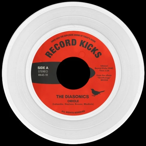 The Diasonics - Oriole / Chickadee - 7" Clear Vinyl