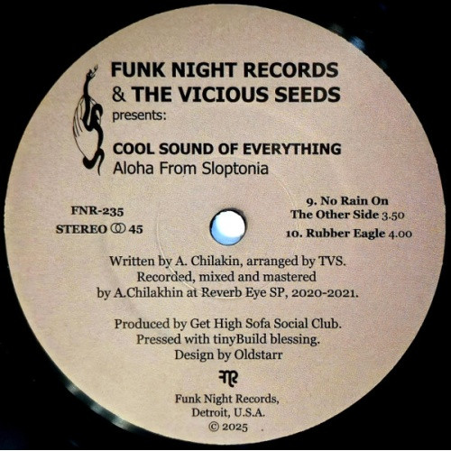 The Vicious Seeds - No Rain On The Other Side / Rubber Eagle - 7" Vinyl