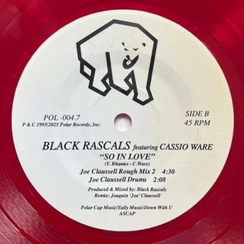 Black Rascals - So In Love (Joe Claussell Rough Instrumental Takes) - 7" Colored Vinyl