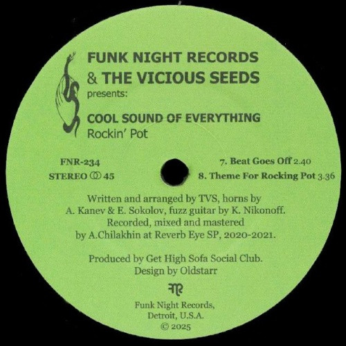 The Vicious Seeds - Beat Goes Off / Theme For Rockin' Pot - 7" Vinyl