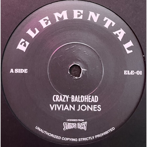 Vivian Jones - Crazy Baldhead - 7" Vinyl