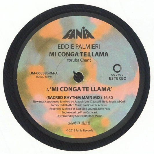 Eddie Palmieri - Mi Congo Te Llama (Joe Claussell Mix) - 12" Vinyl