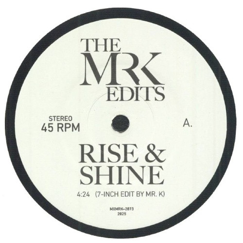 Mr. K - Rise & Shine / Church Girl Church - 7" Vinyl