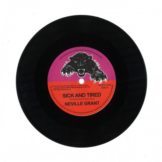 Neville Grant - Sick And Tired / Black Man's Time - 7" Vinyl