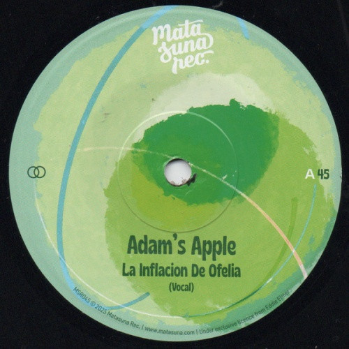 Adam's Apple - La Inflacion De Ofelia - 7" Vinyl