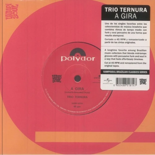 Trio Ternura - A Gira - 7" Vinyl