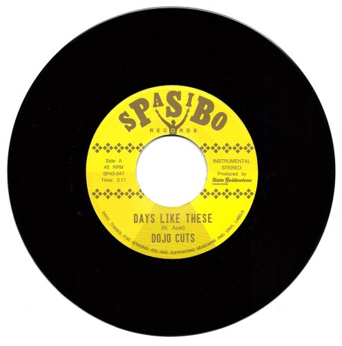 Dojo Cuts - Days Like These - 7" Vinyl