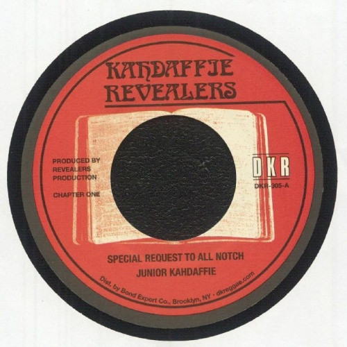 Junior Kahdaffie - Special Request To All Notch - 7" Vinyl