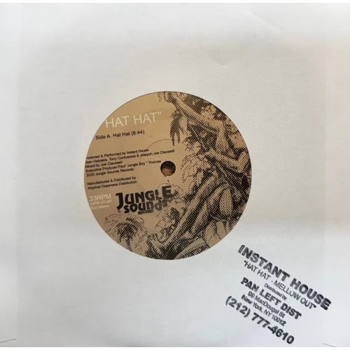Instant House - Hat Hat / Mellow Out - 7" Vinyl
