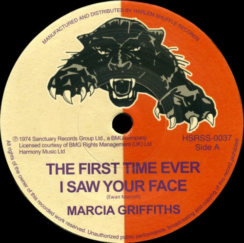 Marcia Griffiths - The First Time Ever I Saw Your Face - 7" Vinyl