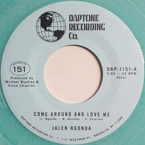 Jalen Ngonda - Come Around And Love Me - 7" Blue Vinyl