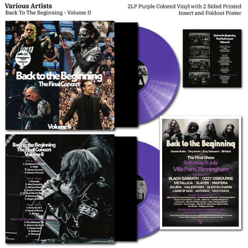Various Artists - Back To The Beginning: The Final Concert Vol. II - 2x LP Colored Vinyl