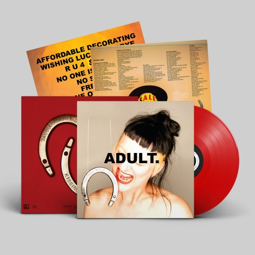 ADULT. - Kissing Luck Goodbye - LP Red Vinyl
