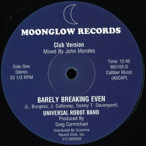 Universal Robot Band - Barely Breaking Even RSD - 12" Vinyl