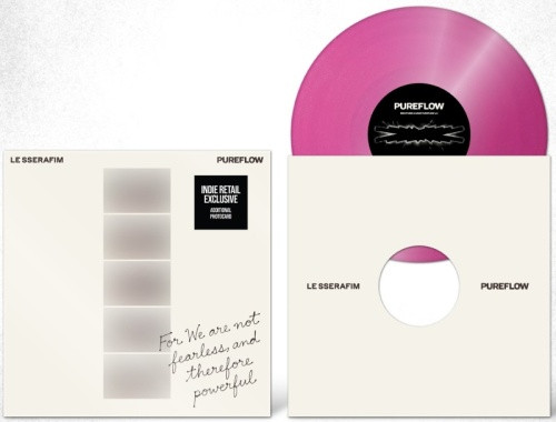 Le Sserafim - 2rd Studio Album "PUREFLOW" Pt.1 - LP Pink Vinyl
