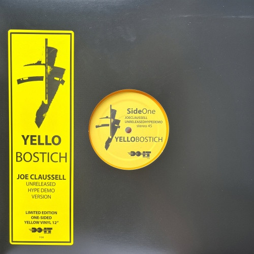 Yello - Bostich (Joe Claussell Unreleased Hype Demo) - 12" Colored Vinyl
