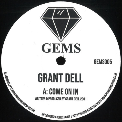 Grant Dell - Come On In / We Go Deep - 12" Vinyl