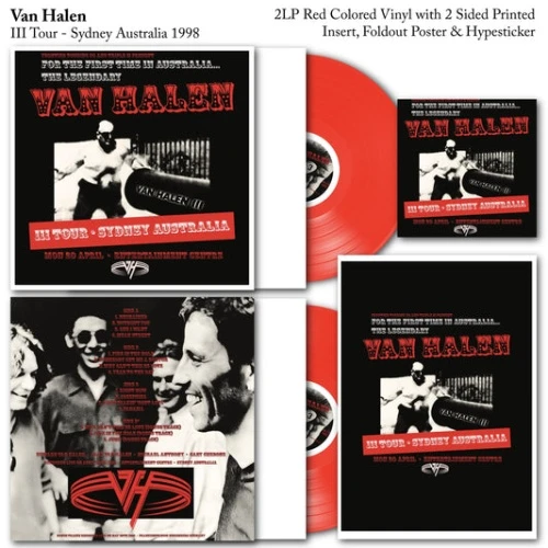 Van Halen - III Tour - Sydney Australia 1998 - 2x LP Colored Vinyl