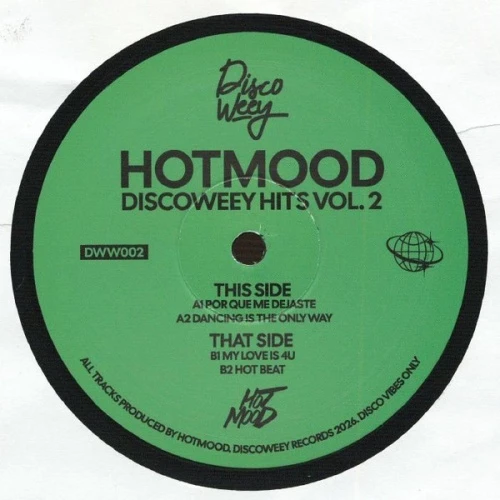 Hotmood - Discoweey Hits Vol. 2 - 12" Vinyl