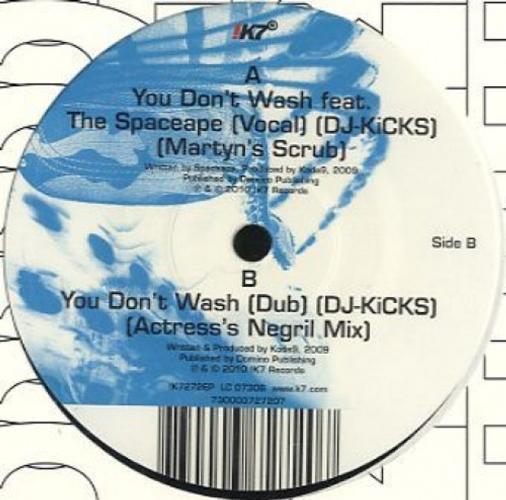 Kode9 - You Don't Wash Remixes - 12" Vinyl