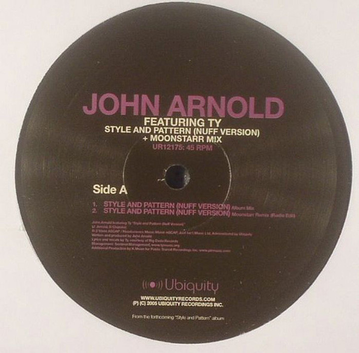 John Arnold - Style & Pattern - 12" Vinyl