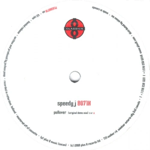 Speedy J - Pullover - 12" Vinyl