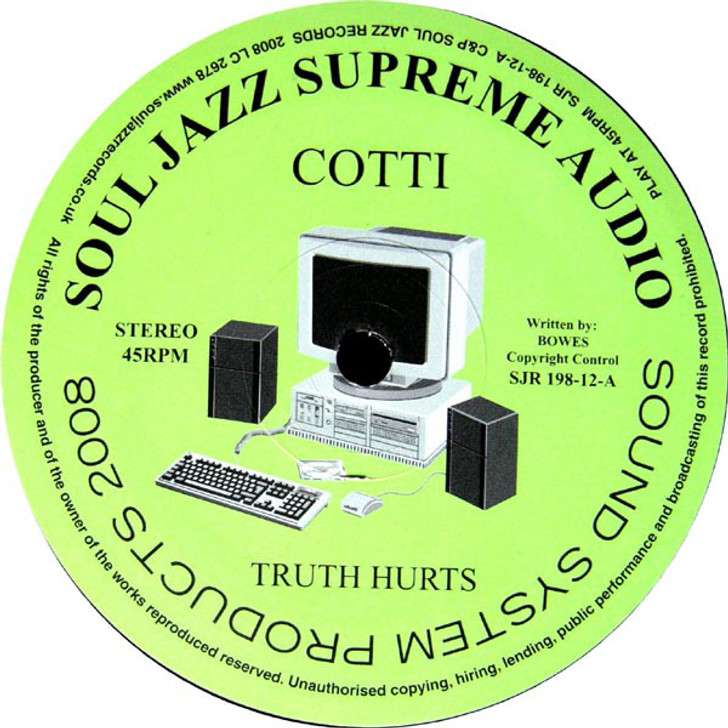 Cotti King Soly - Truth Hurts - 12" Vinyl