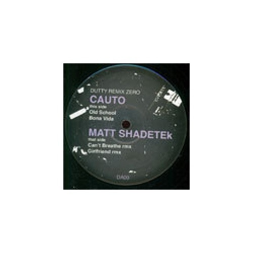 Matt Shadetek - vs. CAUTO Dutty Remix Zero - 12" Vinyl